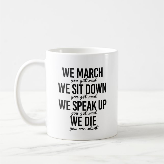 Taza De Café Marcha Nos sentamos Hablamos (Izquierda)