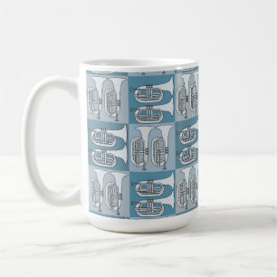 Taza De Café Marchando Baritone Crosshatch