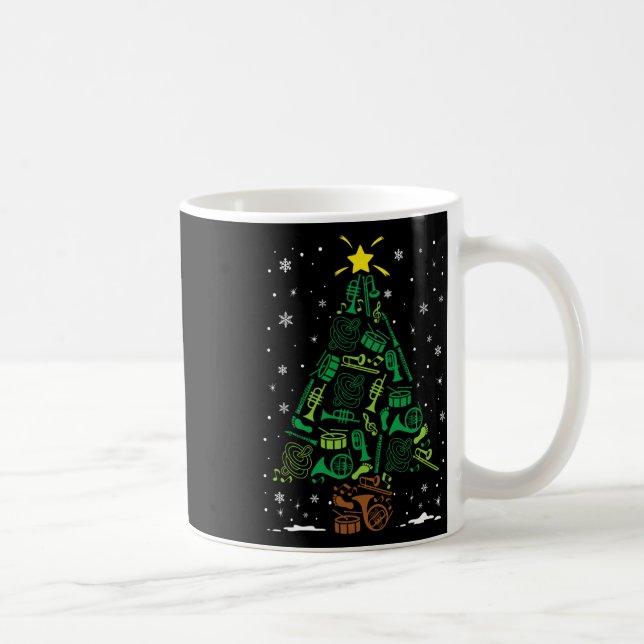 Taza De Café Marching Nd Instrument Family Matching Christmas T (Derecha)