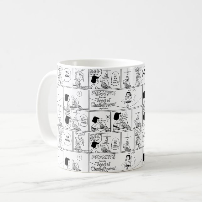 Taza De Café Marcie & Peppermint Patty En El Aula (Anverso izquierdo)
