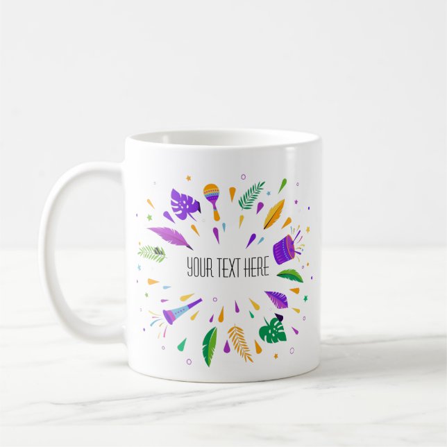 Taza De Café Marco artístico crea tu propio café Mug (Izquierda)