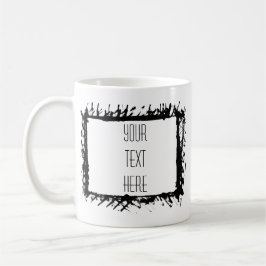 Taza De Café Marco artístico crea tu propio café Mug