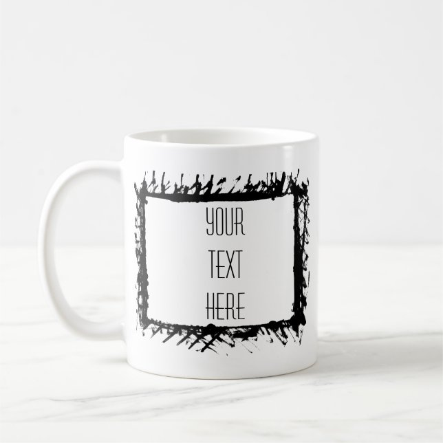 Taza De Café Marco artístico crea tu propio café Mug (Izquierda)