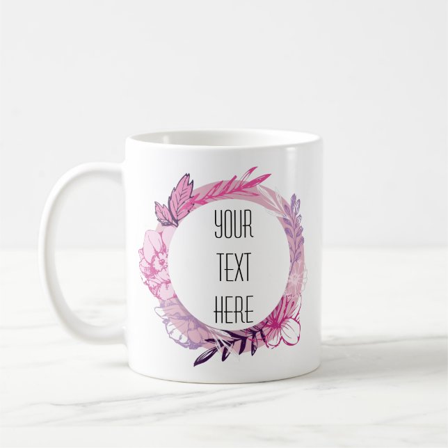 Taza De Café Marco artístico crea tu propio café Mug (Izquierda)