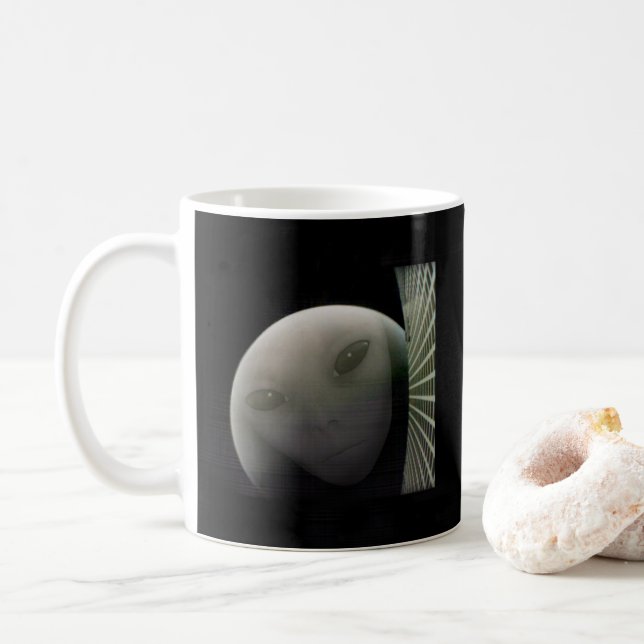 Taza De Café MarCO CubeSat Alien Mars Adiós (Con donut)