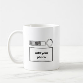 Taza De Café Marco de control de juegos con foto personalizada 