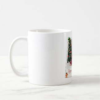 Taza De Café Marco de foto familiar de Navidad personalizado |