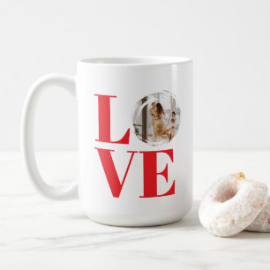 Taza De Café Marco de foto personalizable del Día de San Valent