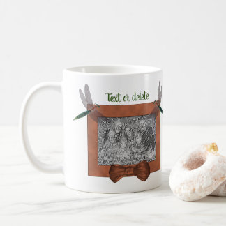 Taza De Café Marco de foto personalizado para dragonflies corto