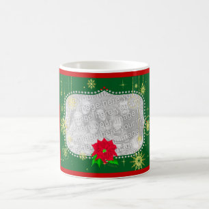 Taza De Café Marco de la foto del navidad
