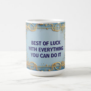 Taza De Café Marco de Oro Ornamentado