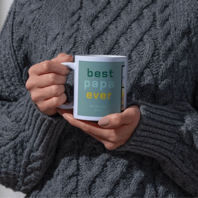 Taza De Café Marco de Papa Personalizado con Mensaje Conmovedor (Subido por el creador)