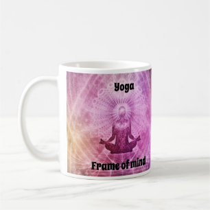 Taza De Café Marco mental del yoga