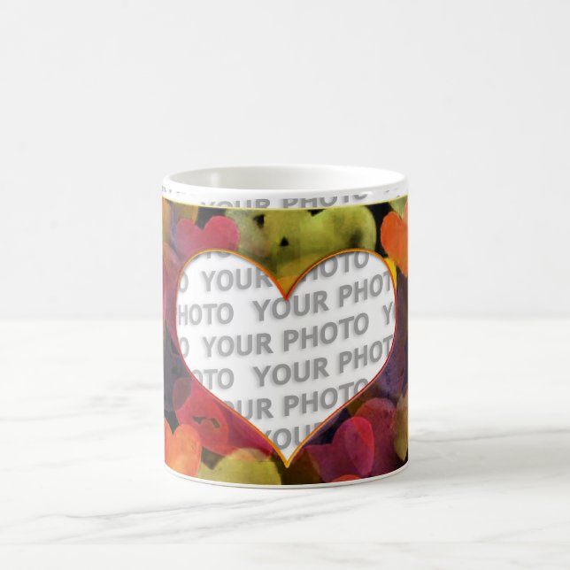 Taza De Café Marcos de Corazón 1 + tu foto (Centro)