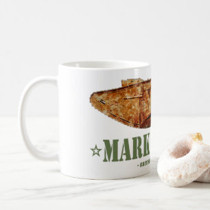 Taza De Café Marcos I Guerra Mundial Masculina Primera Gran Bre