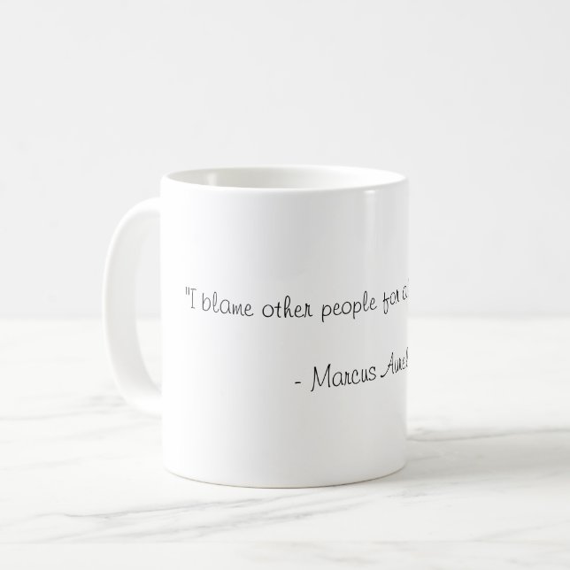 Taza De Café Marcus Aurelio (Anverso izquierdo)