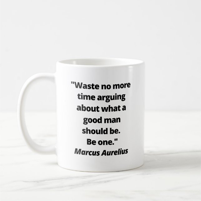 Taza De Café Marcus Aurelius coffee mug (Izquierda)