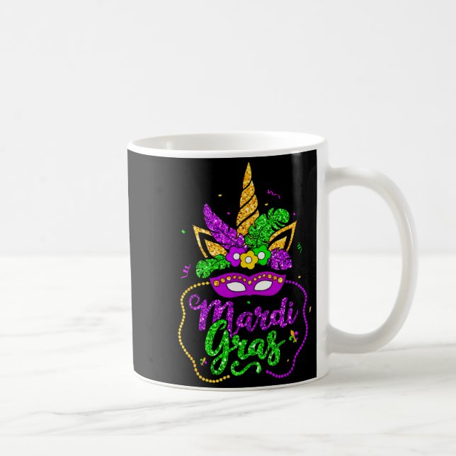 Taza De Café Mardi Gras 2024 Mask Beads New Orlean Party Women  (Derecha)