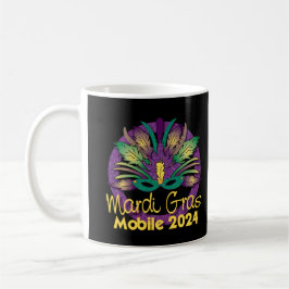 Taza De Café Mardi Gras 2024 Mug - Móvil, AL