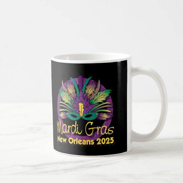 Taza De Café Mardi Gras 2025 Mug - Nueva Orleans (Derecha)