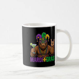 Taza De Café Mardi gras bigfoot rock divertidos niños hombres