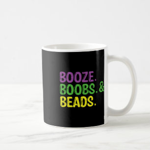 Taza De Café Mardi Gras Booze Beads Grasa divertida Carnaval Ma