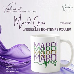 Taza De Café Mardi Gras Ceramic Mug