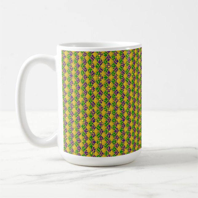 TAZA DE CAFÉ MARDI GRAS FLEUR DI LIS (Izquierda)