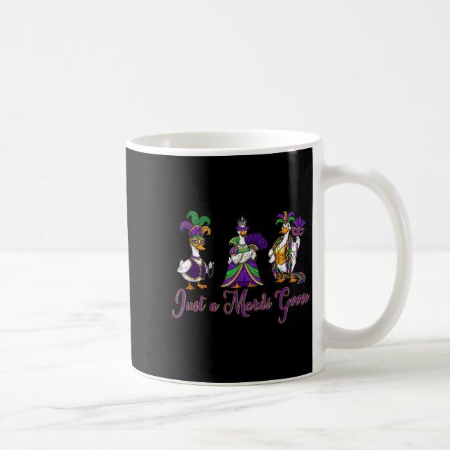 Taza De Café Mardi Gras Goose 2026 Gift Funny Tee Men,women  (Derecha)