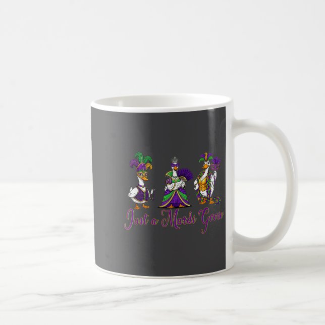 Taza De Café Mardi Gras Goose 2026 Gift Funny Tee Men, Women  (Derecha)