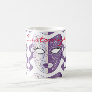 Taza De Café Mardi Gras Mask Thunder_Cove
