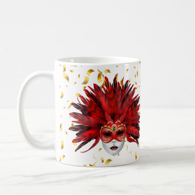 Taza De Café Mardi Gras Mug (Izquierda)