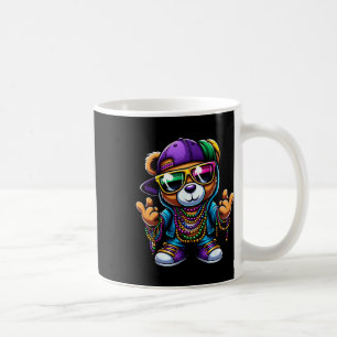 Taza De Café Mardi Gras Para Niños Hop Hip Hop Oso New Orleans