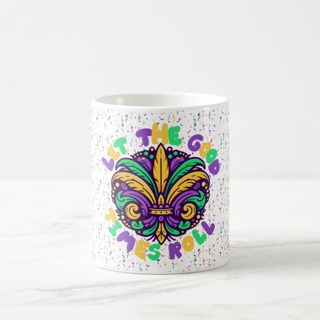 Taza De Café Mardi Gras Que pasen los buenos tiempos (Centro)