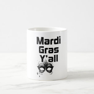 Taza de Café Mardi Gras Y'all