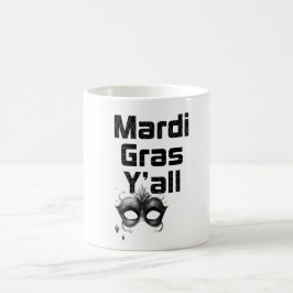 Taza De Café Mardi Gras Y'all Coffee Mug