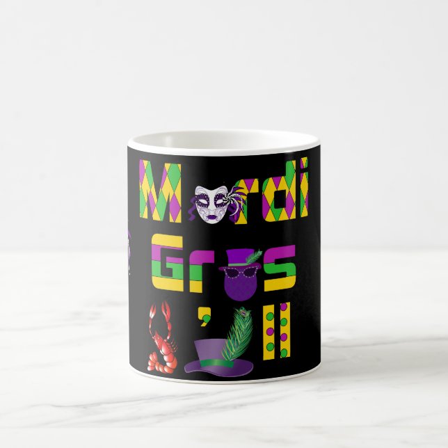 Taza De Café Mardi Gras Y'all Thunder_Cove (Centro)