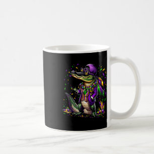 Taza De Café Mardigator Mardi Gras Alligator Costume Hombres Mu