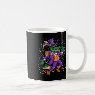 Taza De Café Mardigator Mardi Gras Danzando Mamáes de disfraces