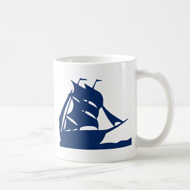 Taza De Café marea náutica barco barco barco barco barco mar la (Derecha)