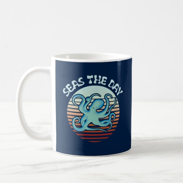 Taza De Café Mares El Día | Octopus de Summer Vibes (Izquierda)
