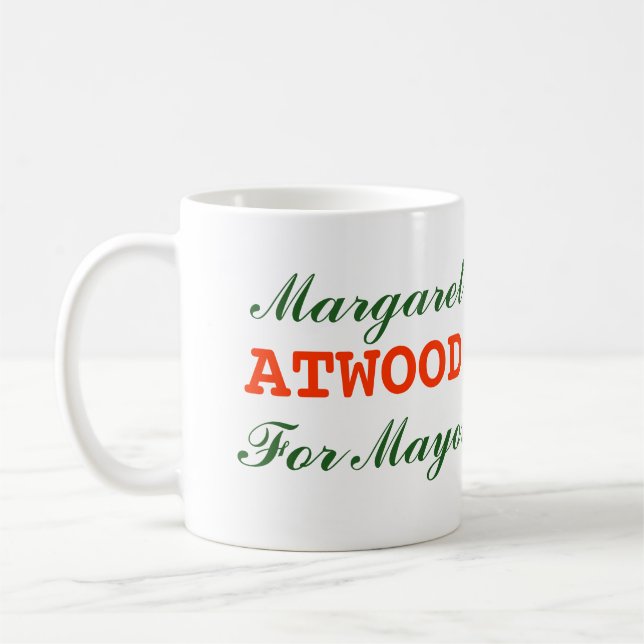 Taza De Café Margaret Atwood para alcalde Mug (Izquierda)