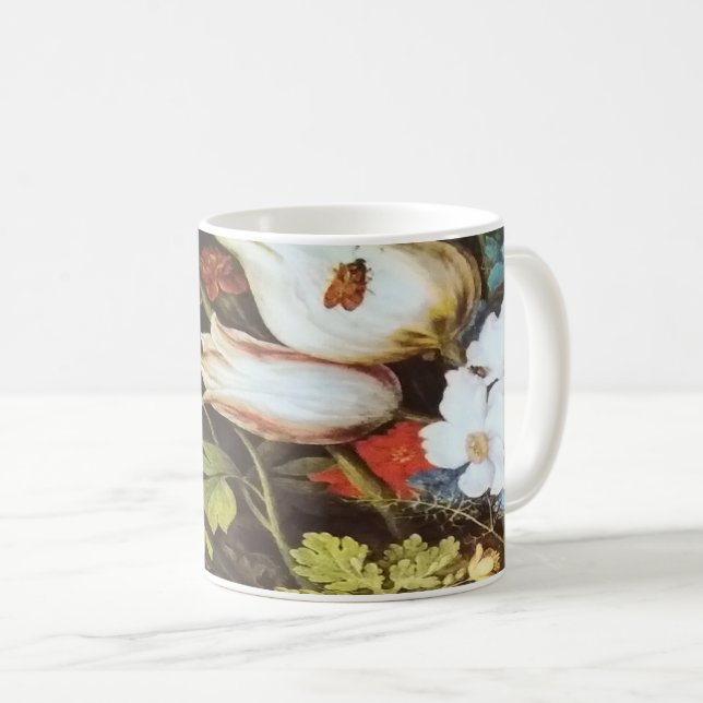 Taza De Café margarita de flores (Anverso derecho)