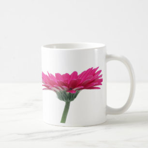 Taza De Café Margarita del Gerbera de las rosas fuertes