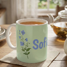 Margarita floral moderna personalizada linda elega