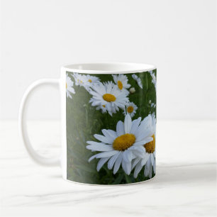 Taza De Café margaritas blancas
