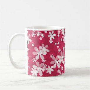 Taza De Café Margaritas blancas