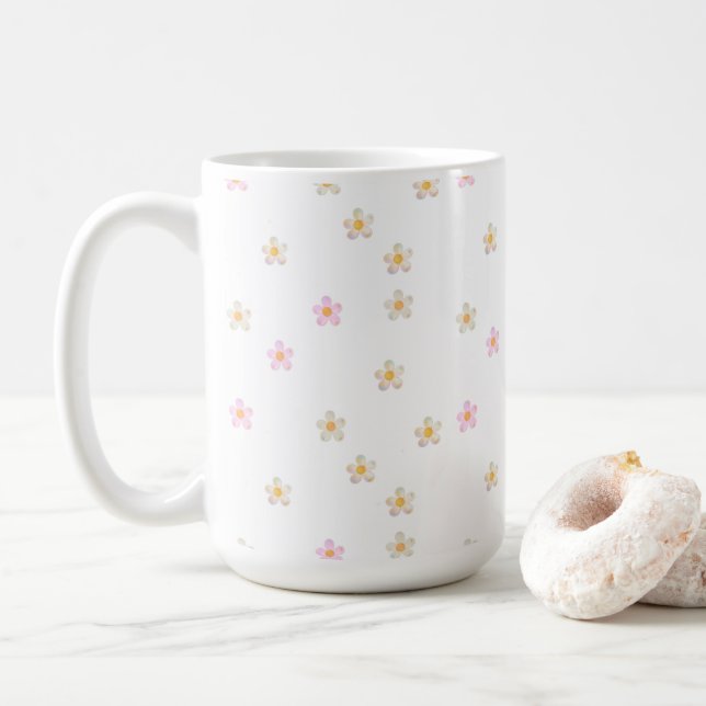 Taza De Café Margaritas con Burbujas  (Con donut)