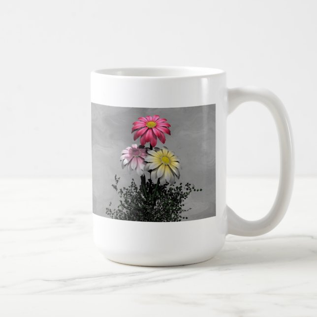 Taza De Café Margaritas de la primavera (Derecha)
