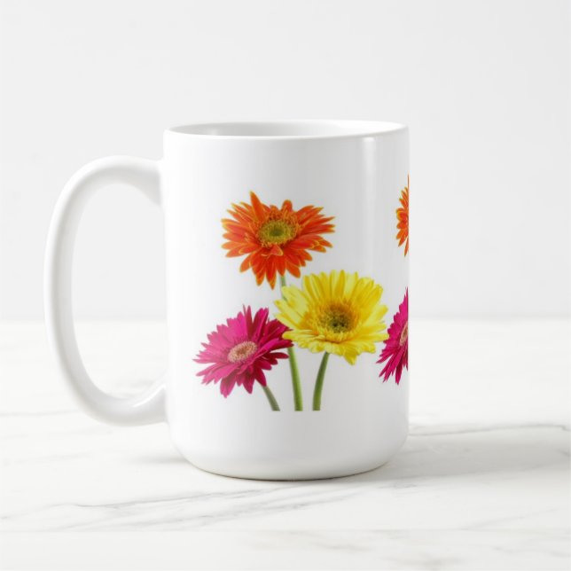 Taza De Café Margaritas del Gerbera (Izquierda)